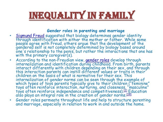 gender discrimination in family causes of gender inequality essay